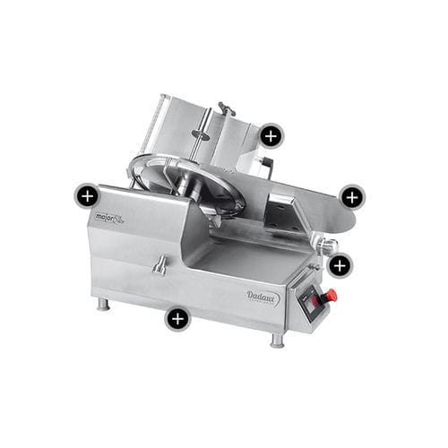 Affettatrice per prosciutti - MAJOR SLICE 350 - DADAUX SAS - semi / professionale / a lama circolare