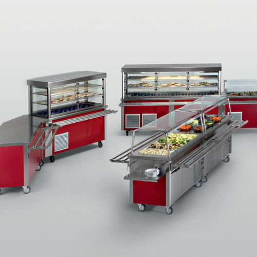 Vetrina refrigerata espositiva - SELF 700 - EMAINOX SRL - per negozio / per ristorante / in acciaio inossidabile