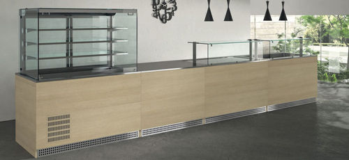 Vetrina contemporanea - SUPREME - EMAINOX SRL - in vetro / in ceramica / a vista