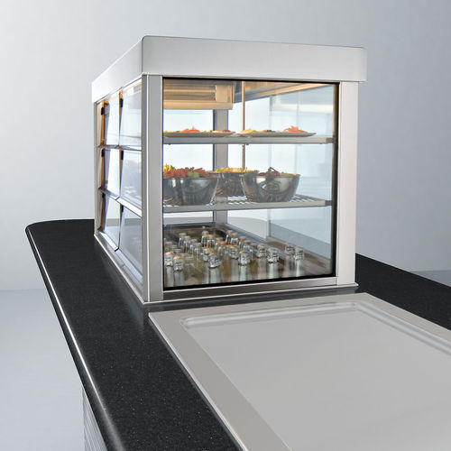 Vetrina refrigerata espositiva - DROP-IN COMPACT - EMAINOX SRL - per negozio / per ristorante / per cucina professionale