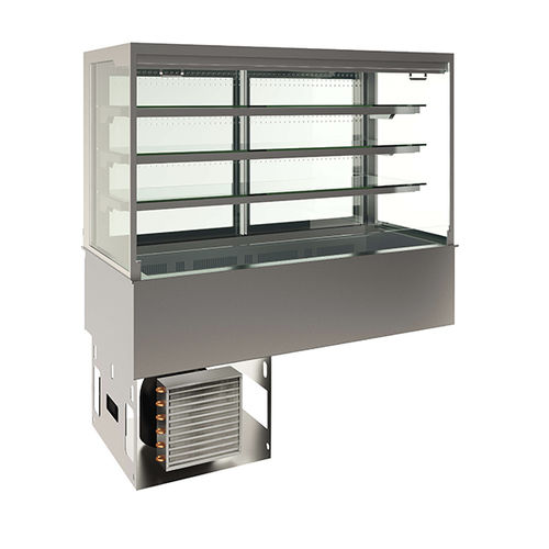 Vetrina refrigerata professionale espositiva - DROP-IN LUX - EMAINOX SRL - con scaffali / per negozio / per ristorante