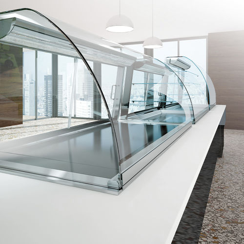 Vetrina refrigerata professionale espositiva - DROP-IN INFINITY - EMAINOX SRL - per negozio / per ristorante / per cucina professionale