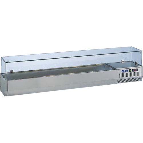 Vetrina refrigerata da appoggio - MPGI.12V - GAM INTERNATIONAL S.R.L. - per negozio / per ristorante