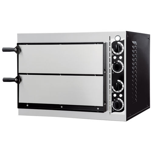 Forno a pizza professionale - BASIC 2/40 - PRISMAFOOD - elettrico / a libera installazione / a 2 camere
