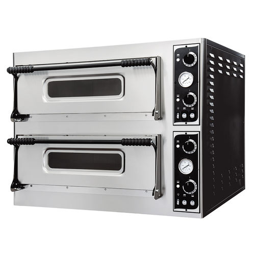Forno a pizza professionale - BASIC XL 44 - PRISMAFOOD - elettrico / a libera installazione / a 2 camere