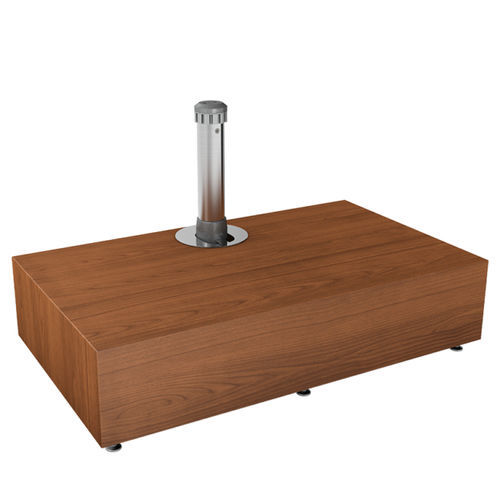 Base per ombrellone in metallo - HALF ALUMA-CRETE  - TUUCI - in legno