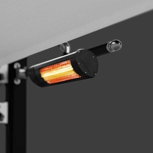 Stufa ad infrarossi per ombrellone - TUUCI - elettrica / contract / con illuminazione LED