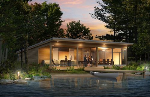Casa prefabbricata - NATUR-O - Industries Bonneville - contemporanea
