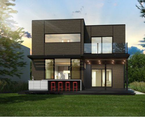 Casa prefabbricata - MAISON - Industries Bonneville - contemporanea / a due piani