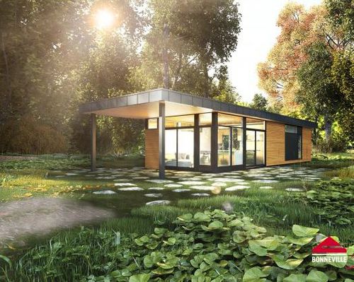 Micro-casa prefabbricata - BONZAÏ - Industries Bonneville - contemporanea