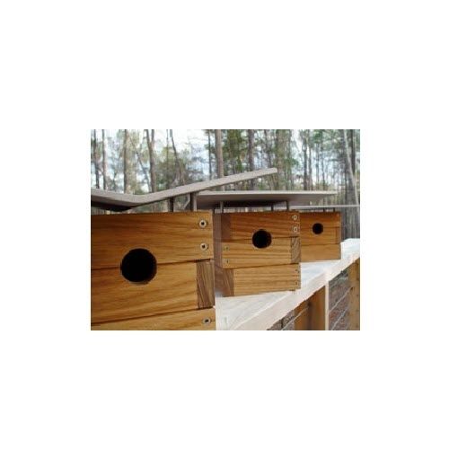 Nido per uccelli in teak - RALPH - wieler - in alluminio / in acciaio inossidabile / in legno di latifoglie