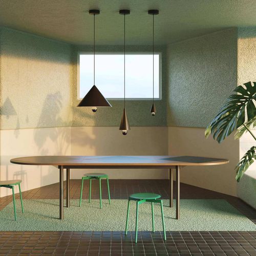 Lampada a sospensione - CHERRY - Petite Friture - in alluminio verniciato / in Plexiglas® / contemporanea