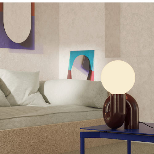 Lampada da tavolo - Neotenic - Petite Friture - in vetro / in ceramica / contemporanea