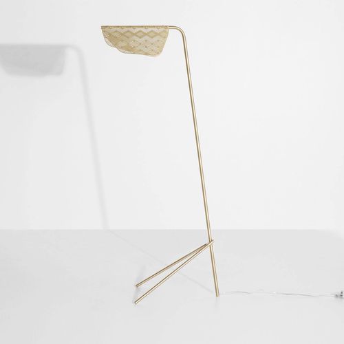 Lampada da terra - MEDITERRANEA  - Petite Friture - in ottone / in ottone spazzolato / contemporanea