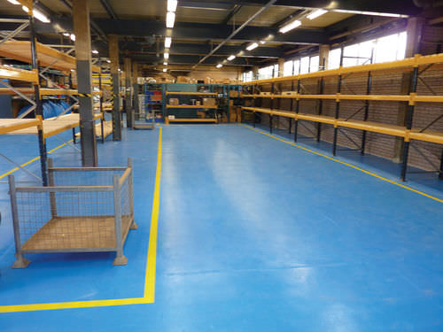 Pavimento in resina epossidica liquida - WATER BASED RAPID - Watco Industrial Flooring - cerato / aspetto calcestruzzo cerato / ad alta resistenza