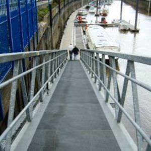 Piastrella flessibile di pietre - FRP SHEET - Watco Industrial Flooring - metallizzato / da interno / da esterno