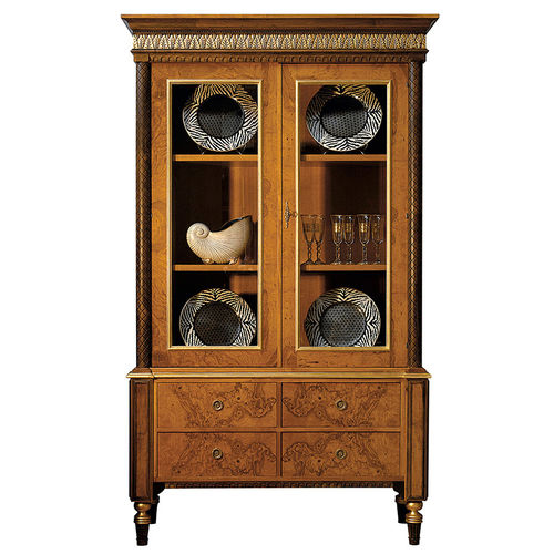 Vetrina classica - ATENEA - Colección Alexandra - in vetro / in legno