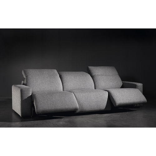 Divano modulare - COSMOPOL - Colección Alexandra - contemporaneo / in pelle / con braccioli