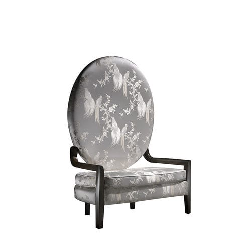 Divanetto imbottito classico - MOON - Colección Alexandra - in tessuto / in pelle / con schienale alto