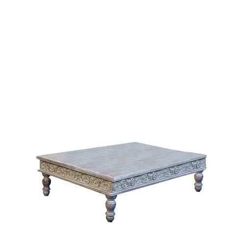 Tavolino basso classico - BALI - Colección Alexandra - in legno / con supporto in legno / rettangolare