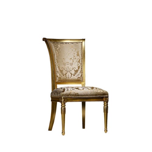 Sedia da pranzo classica - ALEX - Colección Alexandra - da interno / in tessuto / in pelle