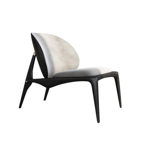 Chauffeuse contemporanea - THE ONE - Colección Alexandra - in tessuto / in pelle / in frassino