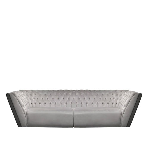 Divano chesterfield - BOWIE - Colección Alexandra - in tessuto / in pelle / con braccioli