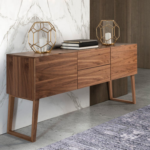 Credenza con piedi alti - 3077 - Angel Cerdá - contemporanea / in noce / con cassetti