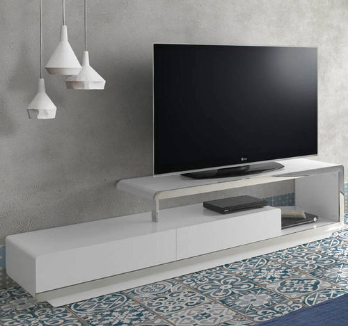 Mobile porta TV contemporaneo - 3042 - Angel Cerdá - lowboard / con cassetti / in legno laccato