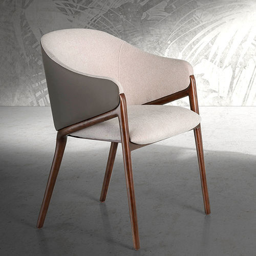 Sedia design - 4090 - Angel Cerdá - da interno / in tela / con supporto in legno laccato