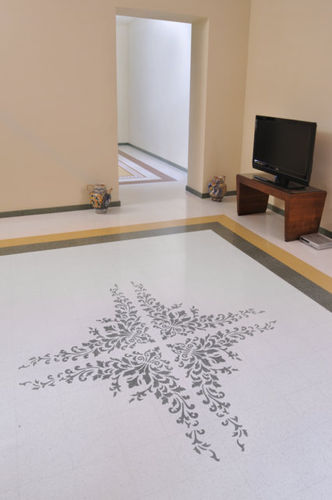 Piastrella in terrazzo - CA1 - grandinetti srl - levigata / da interno / da pavimento