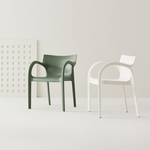 Sedia contemporanea - POPPYSTAR - SEGIS - da esterno / da interno / in polipropilene