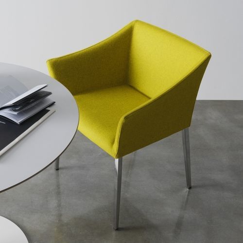 Sedia contemporanea - CROSSING - SEGIS - da interno / in tessuto / in pelle