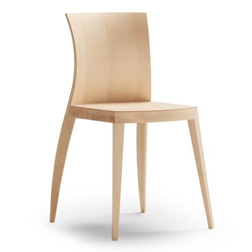 Sedia contemporanea - DIESIS - SEGIS - da interno / in legno compensato / in acero