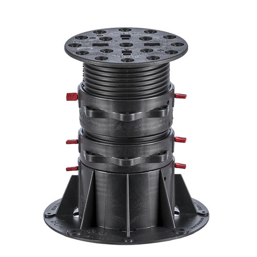 Piede di sostegno per terrazza in polipropilene - BC-6 - 198-240mm - Buzon Pedestal International - da esterno / regolabile / per listelli