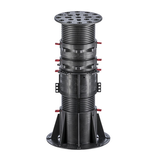 Piede di sostegno per terrazza in polipropilene - BC-8 - 342-465mm - Buzon Pedestal International - da esterno / regolabile / per listelli
