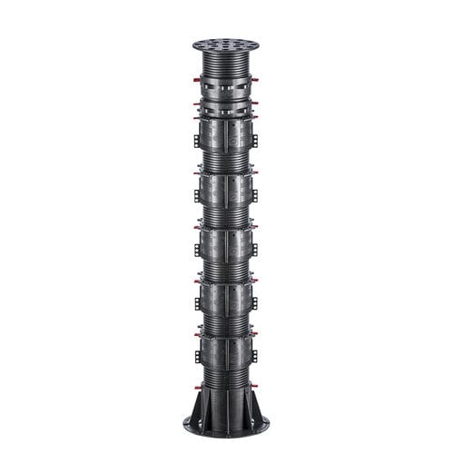 Piede di sostegno per terrazza in polipropilene - BC-12 - 782 - 1130 mm - Buzon Pedestal International - da esterno / regolabile / per listelli