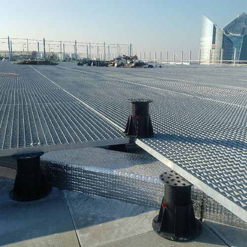 Piede di sostegno per terrazza in polipropilene - BC - Buzon Pedestal International - da esterno / regolabile / per listelli