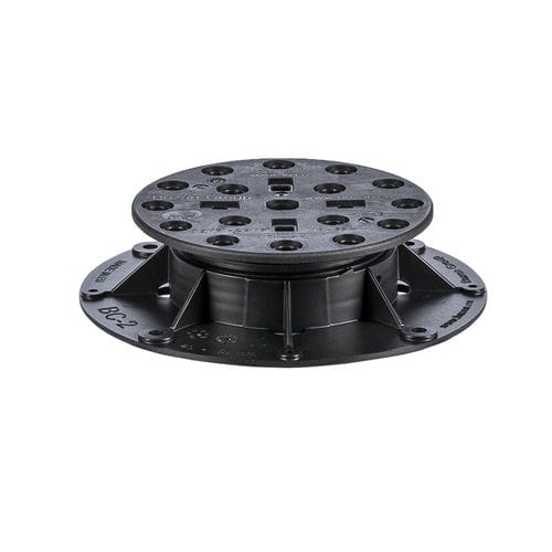 Piede di sostegno per terrazza in polipropilene - BC-2 - 40-55mm - Buzon Pedestal International - da esterno / regolabile / per listelli