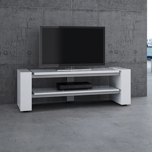 Mobile porta TV contemporaneo - X-LINIE 1400 OPEN - Handelsagentur Lars Schnepel UG - lowboard / su misura / con rotelle nascoste