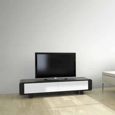 Mobile porta TV contemporaneo - ELF-Lowboard 120 closed - Handelsagentur Lars Schnepel UG - lowboard / in legno / bianco