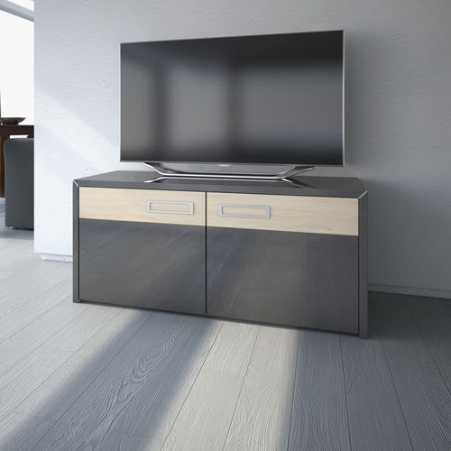 Mobile porta TV contemporaneo - S1 SK-2 - Handelsagentur Lars Schnepel UG - su misura / 2 porte / modulare