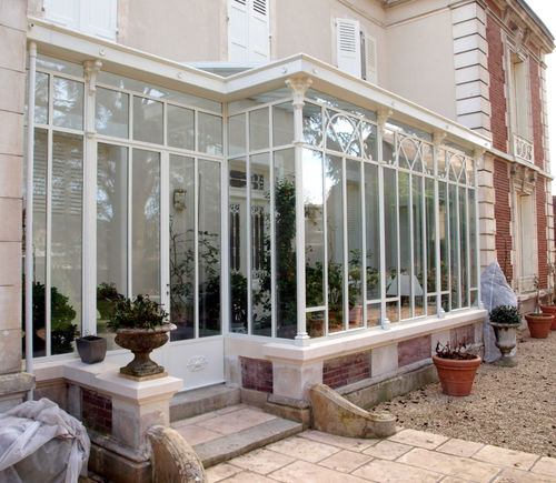 Veranda in vetro - SERRES ET FERRONNERIES D'ANTAN - in ferro