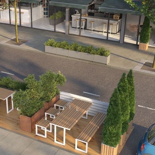 Sgabello contemporaneo - CUBE .H24 - URBANTIME - in legno / a slitta / nero