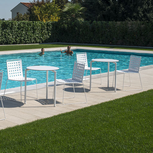 Sedia contemporanea - BUSY - URBANTIME - da giardino / per bagnasciuga di piscina / in alluminio