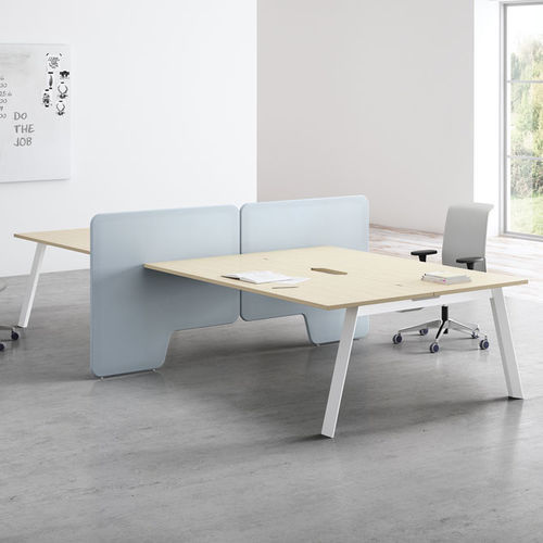 Scrivania per open space - ECO - FAMO - da terra / da 2 persone / contemporanea