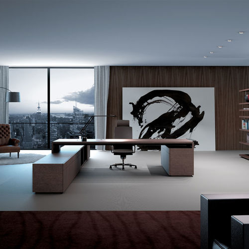 Scrivania direzionale - KATAMARAN - FAMO - da terra / contemporanea / in legno