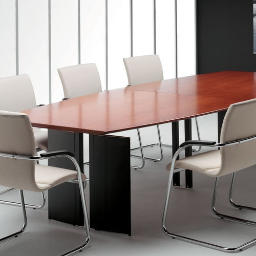 Tavolo da riunione contemporaneo - MATER - FAMO - in legno / in laminato / in vetro