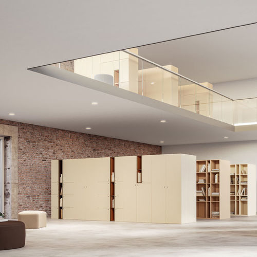 Armadio classificatore alto - ECO SENSES - FAMO - in legno / con sportello battente / contemporaneo