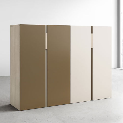 Armadio classificatore alto - WALL - FAMO - in legno / con sportello battente / contemporaneo